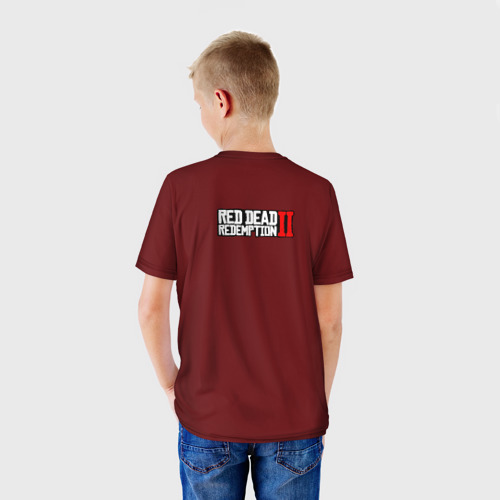 Детская футболка 3D Red Dead Redemption 2, цвет 3D печать - фото 4