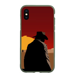 Чехол для iPhone XS Max матовый Red Dead Redemption 2