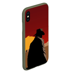 Чехол для iPhone XS Max матовый Red Dead Redemption 2 - фото 2