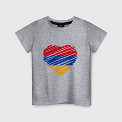 Детская футболка хлопок Сердце Армении
