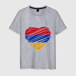 Мужская футболка хлопок Сердце Армении
