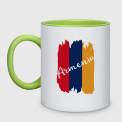 Кружка двухцветная Армения