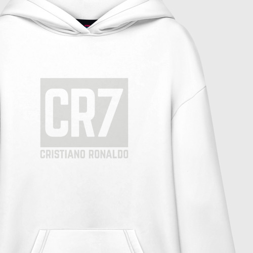 Худи SuperOversize хлопок Ronaldo, цвет белый - фото 3