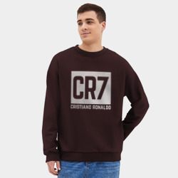 Мужской свитшот oversize без начеса хлопок Ronaldo - фото 2