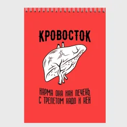 Скетчбук Кровосток - карма