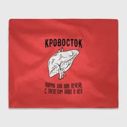 Плед 3D Кровосток - карма