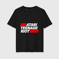 Женская футболка хлопок Oversize Atari Teenage Riot