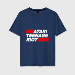 Женская футболка хлопок Oversize Atari Teenage Riot