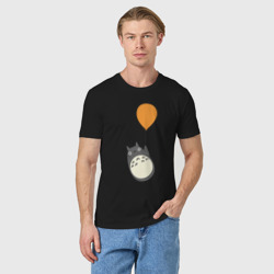 Мужская футболка хлопок Тоторо на шарике - фото 2