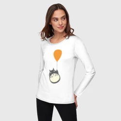 Женский лонгслив хлопок Тоторо на шарике - фото 2