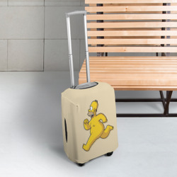 Чехол для чемодана 3D Гомер на Пробежке - фото 2