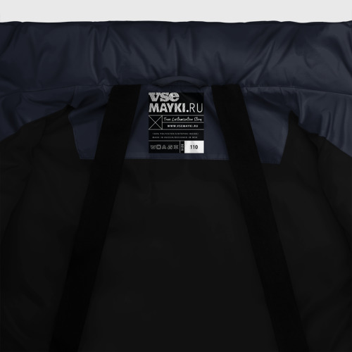 Зимняя куртка для девочек 3D Keep Calm Engineer, цвет черный - фото 7