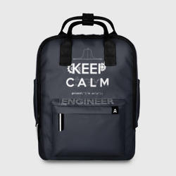 Женский рюкзак 3D Keep Calm Engineer