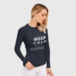 Женский рашгард 3D Keep Calm Engineer - фото 2