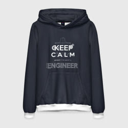 Мужская толстовка 3D Keep Calm Engineer