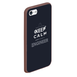 Чехол для iPhone 5/5S матовый Keep Calm Engineer - фото 2