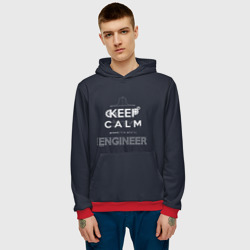 Мужская толстовка 3D Keep Calm Engineer - фото 2