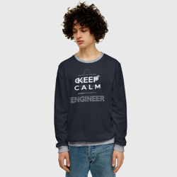 Мужской свитшот 3D Keep Calm Engineer - фото 2