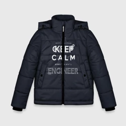 Зимняя куртка для мальчиков 3D Keep Calm Engineer