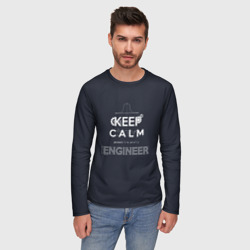 Мужской лонгслив 3D Keep Calm Engineer - фото 2