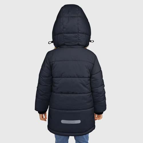 Зимняя куртка для девочек 3D Keep Calm Engineer, цвет черный - фото 4