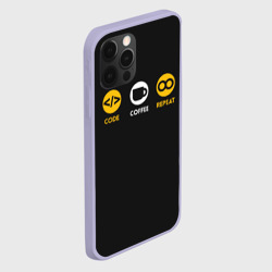 Чехол для iPhone 12 Pro Code Coffee Repeat - фото 2