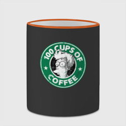 Кружка с полной запечаткой 100 cups of coffee - фото 2