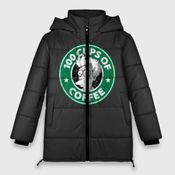 Женская зимняя куртка Oversize 100 cups of coffee