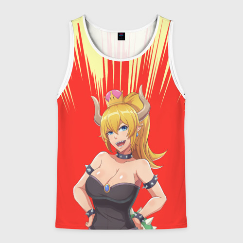 Мужская майка 3D Bowsette, цвет 3D печать