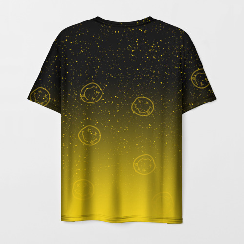 Мужская футболка 3D с принтом NIRVANA SPACE, вид сзади #1