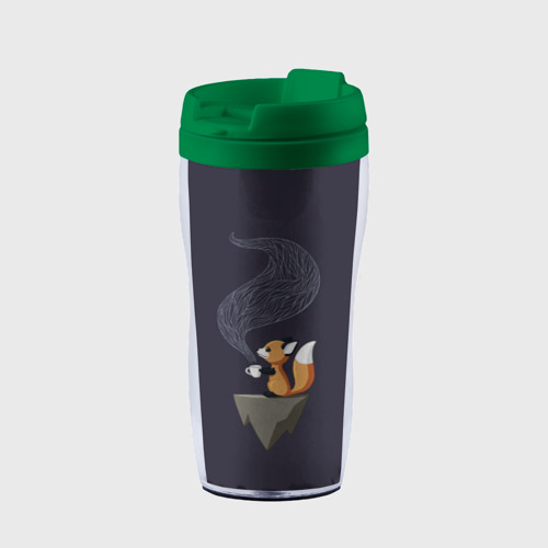 Термокружка-непроливайка Coffee Fox, цвет зеленый