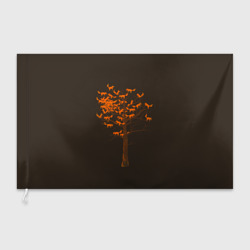 Флаг 3D Дерево Лисиц