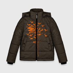 Зимняя куртка для мальчиков 3D Дерево Лисиц