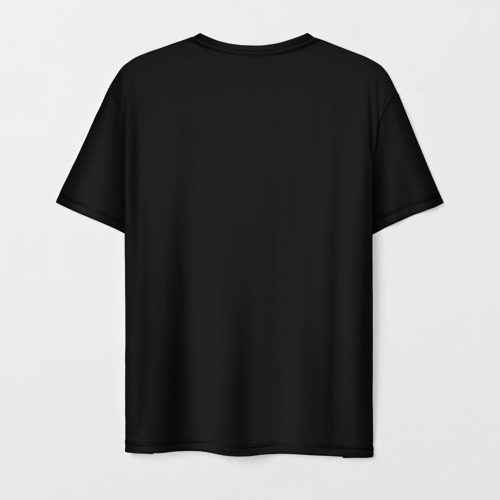 Мужская футболка 3D с принтом Лис Уверен в Себе, вид сзади #1