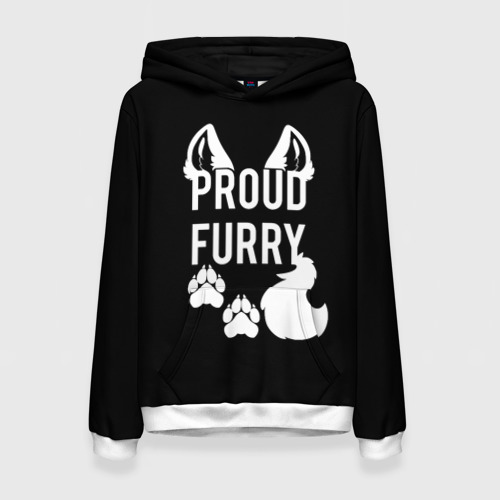 Женская толстовка 3D Proud Furry, цвет 3D печать