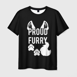 Мужская футболка 3D Proud Furry