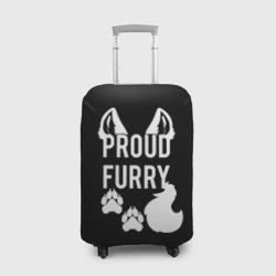 Чехол для чемодана 3D Proud Furry