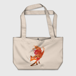 Пляжная сумка 3D Paint Fox