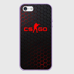 Чехол для iPhone 5/5S матовый Counter-Strike honeycombs