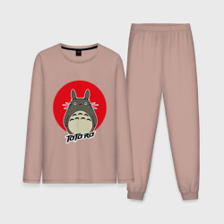 Мужская пижама с лонгсливом хлопок Totoro