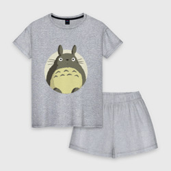 Женская пижама с шортиками хлопок Totoro