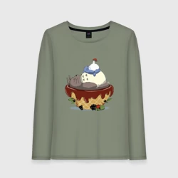 Женский лонгслив хлопок Сладкий Тоторо