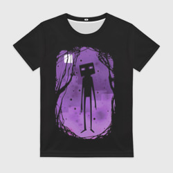 Женская футболка 3D Minecraft Эндермен