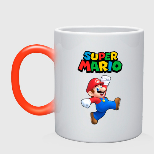Кружка хамелеон Super Mario