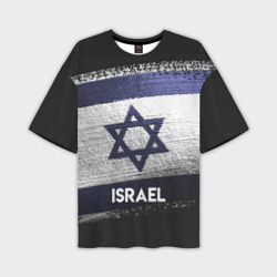 Мужская футболка oversize 3D Israel звезда