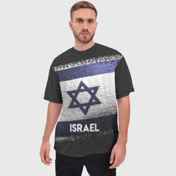 Мужская футболка oversize 3D Israel звезда - фото 2