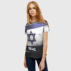 Женская футболка 3D Israel звезда - фото 2