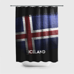 Штора 3D для ванной IcelandИсландия