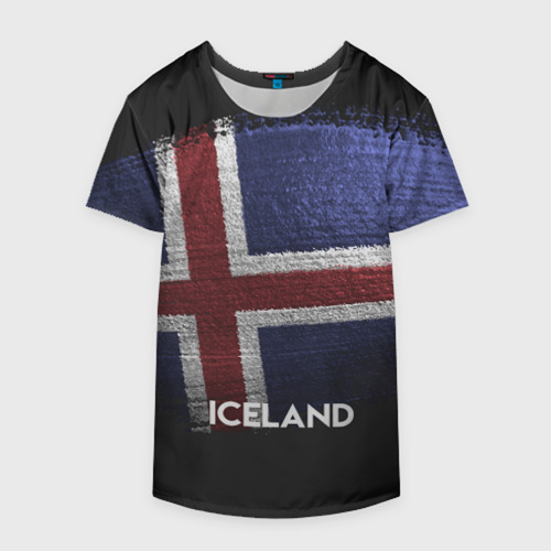 Накидка на куртку 3D IcelandИсландия, цвет 3D печать - фото 4