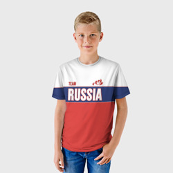 Детская футболка 3D Team Russia - фото 2